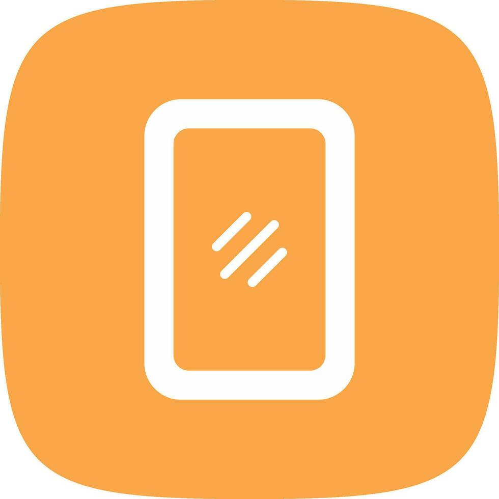 Mirror Creative Icon Design vector
