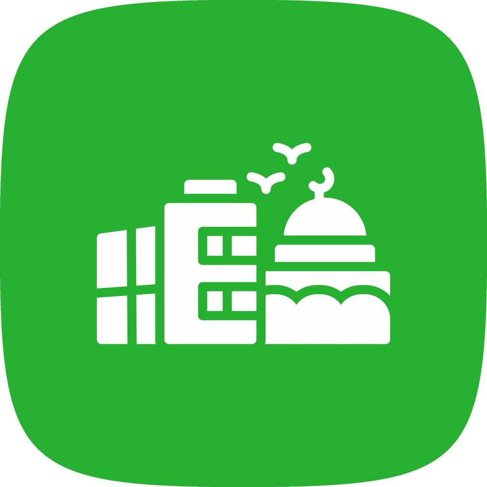 Skyscrapers Creative Icon Design vector