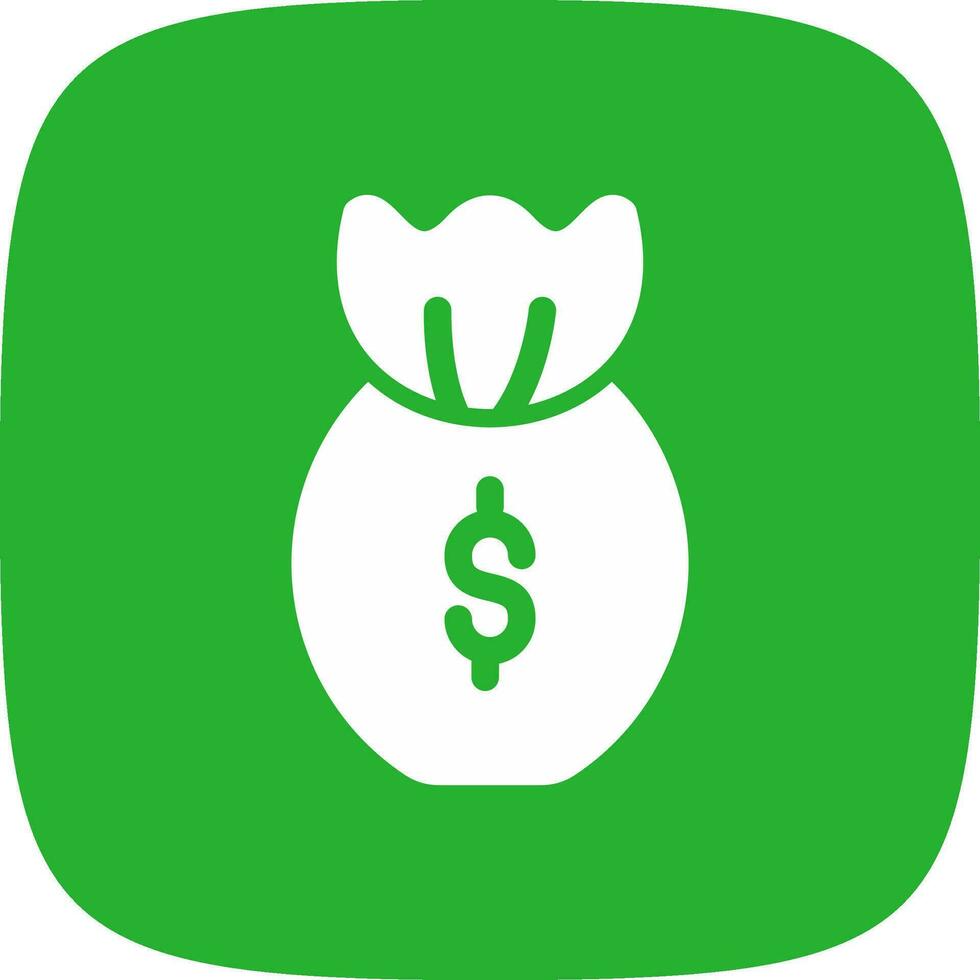Money Bag Creative Icon Design vector