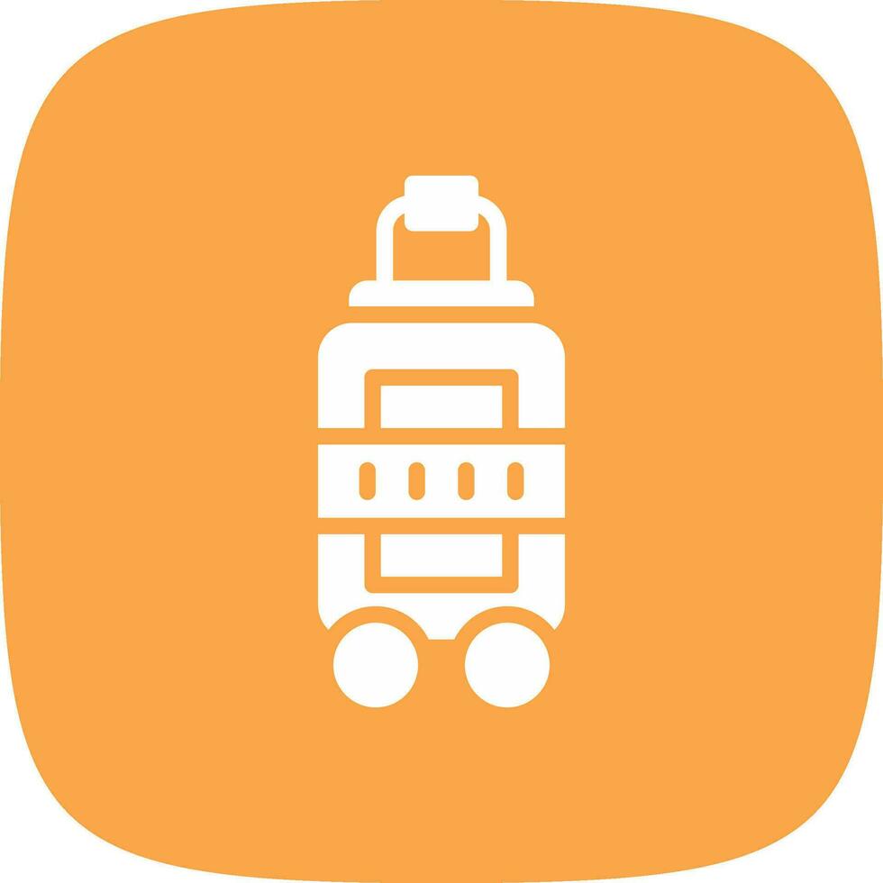 Luggage Creative Icon Design vector