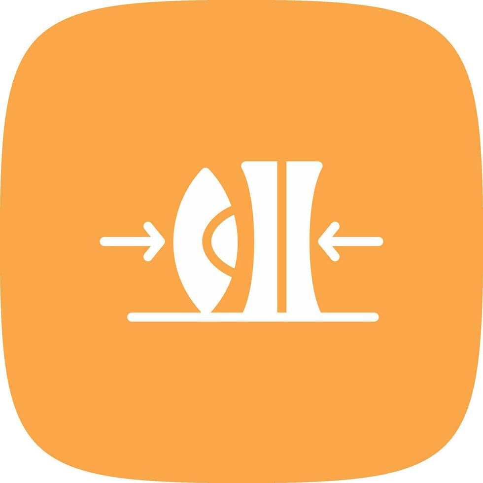 High Index Lenses Creative Icon Design vector