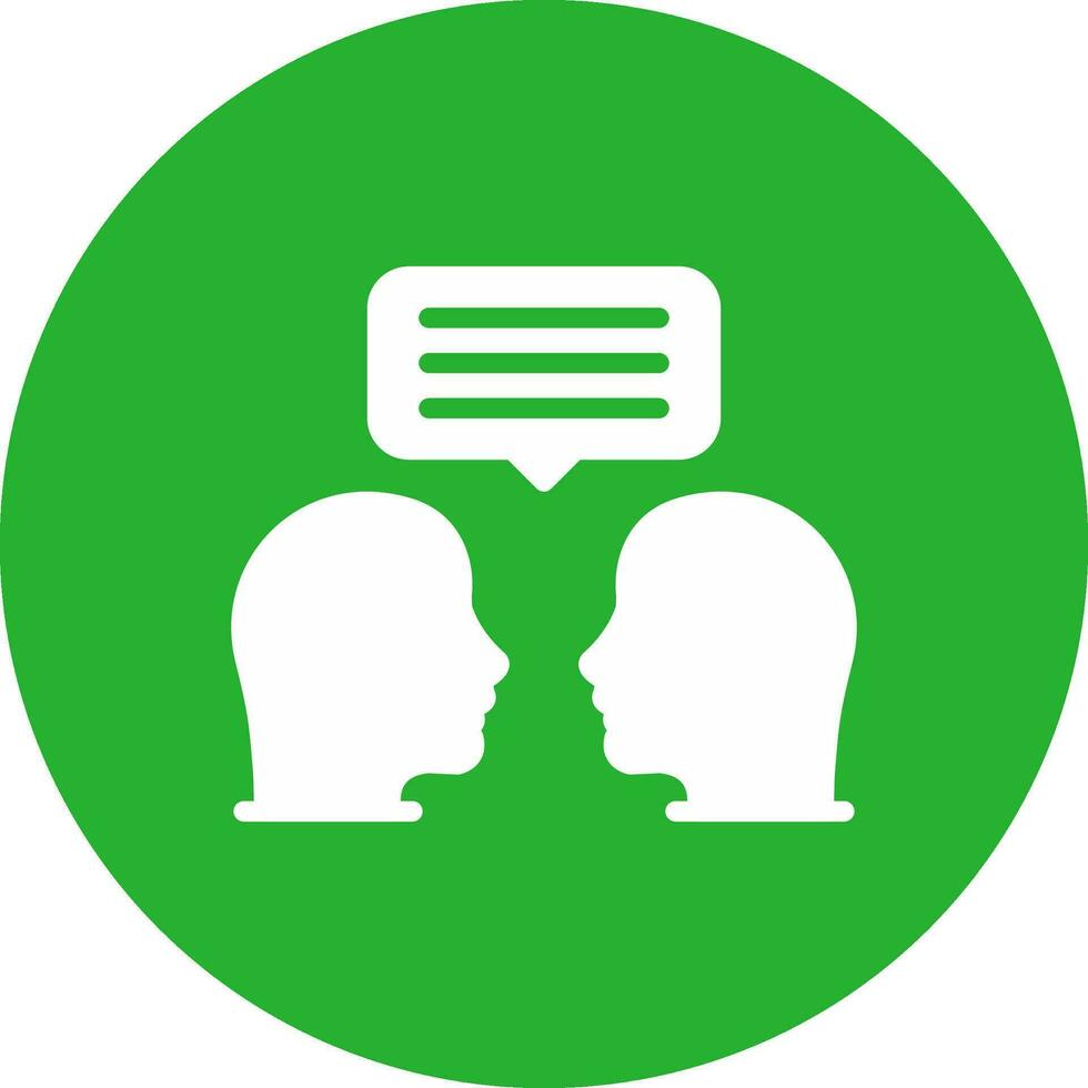 Face To Face Creative Icon Design vector