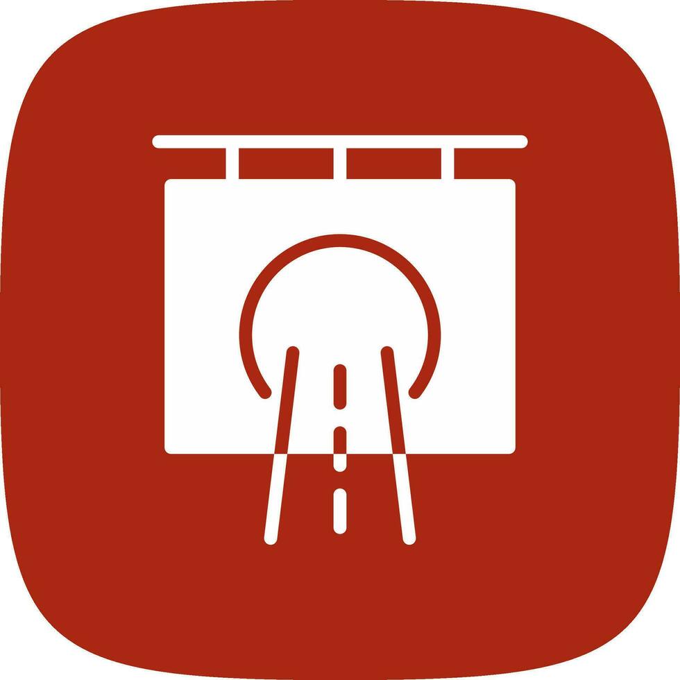 Tunnel Creative Icon Design vector