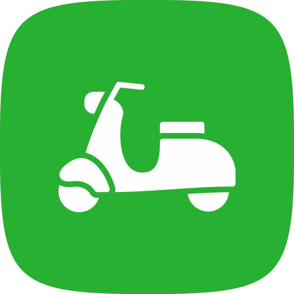 Scooter Creative Icon Design vector