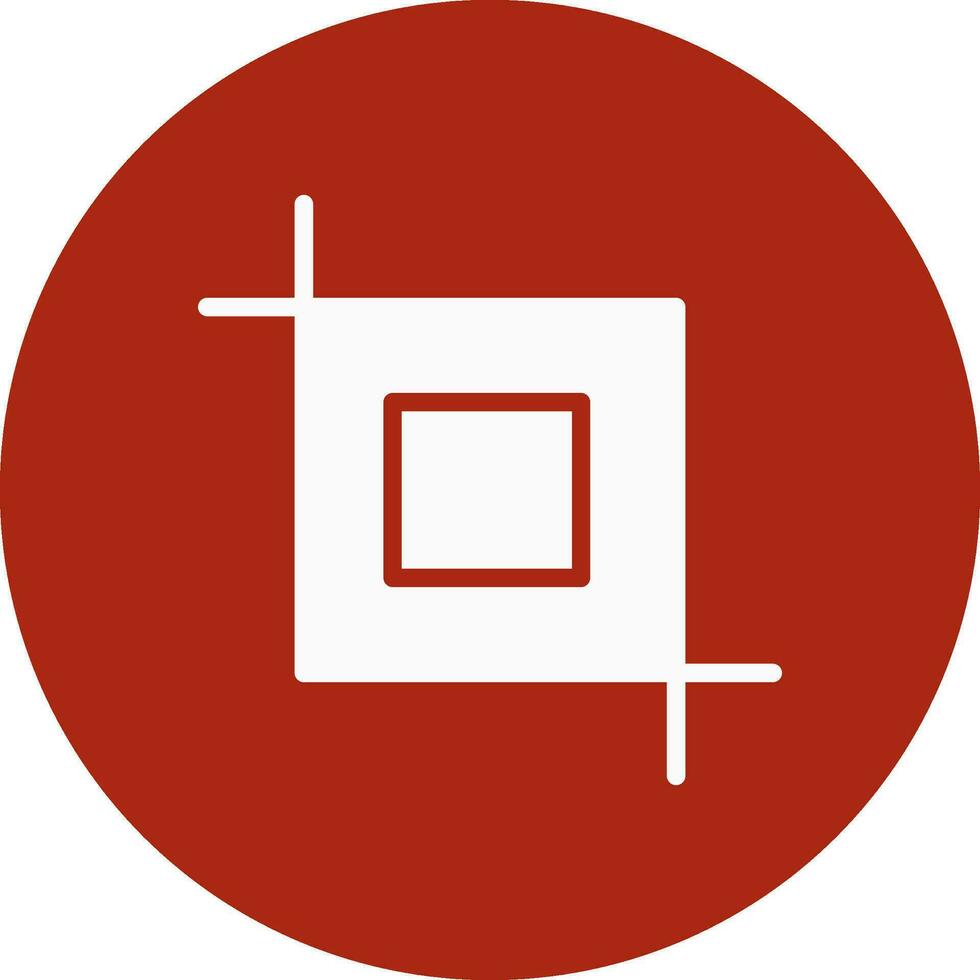 Crop Creative Icon Design vector