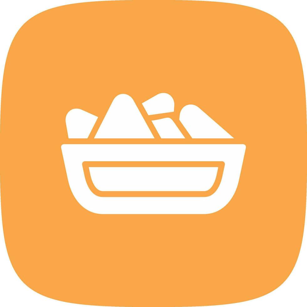 Nachos Creative Icon Design vector
