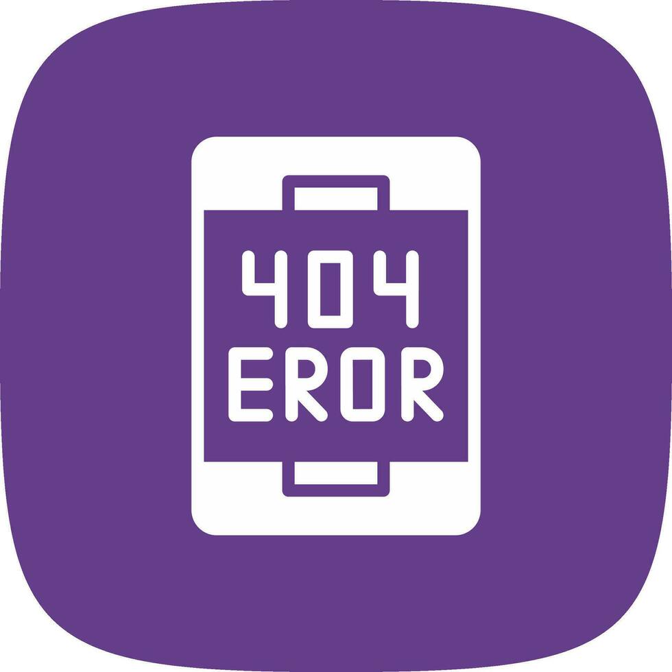 Error Creative Icon Design vector