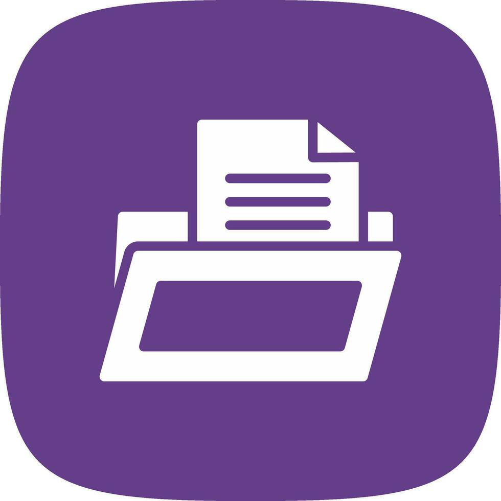 Folder Creative Icon Design vector