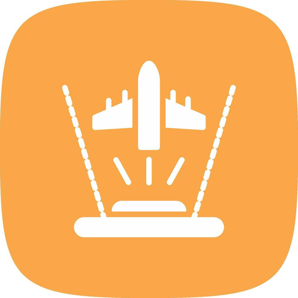 Ar Flight Training Creative Icon Design vector