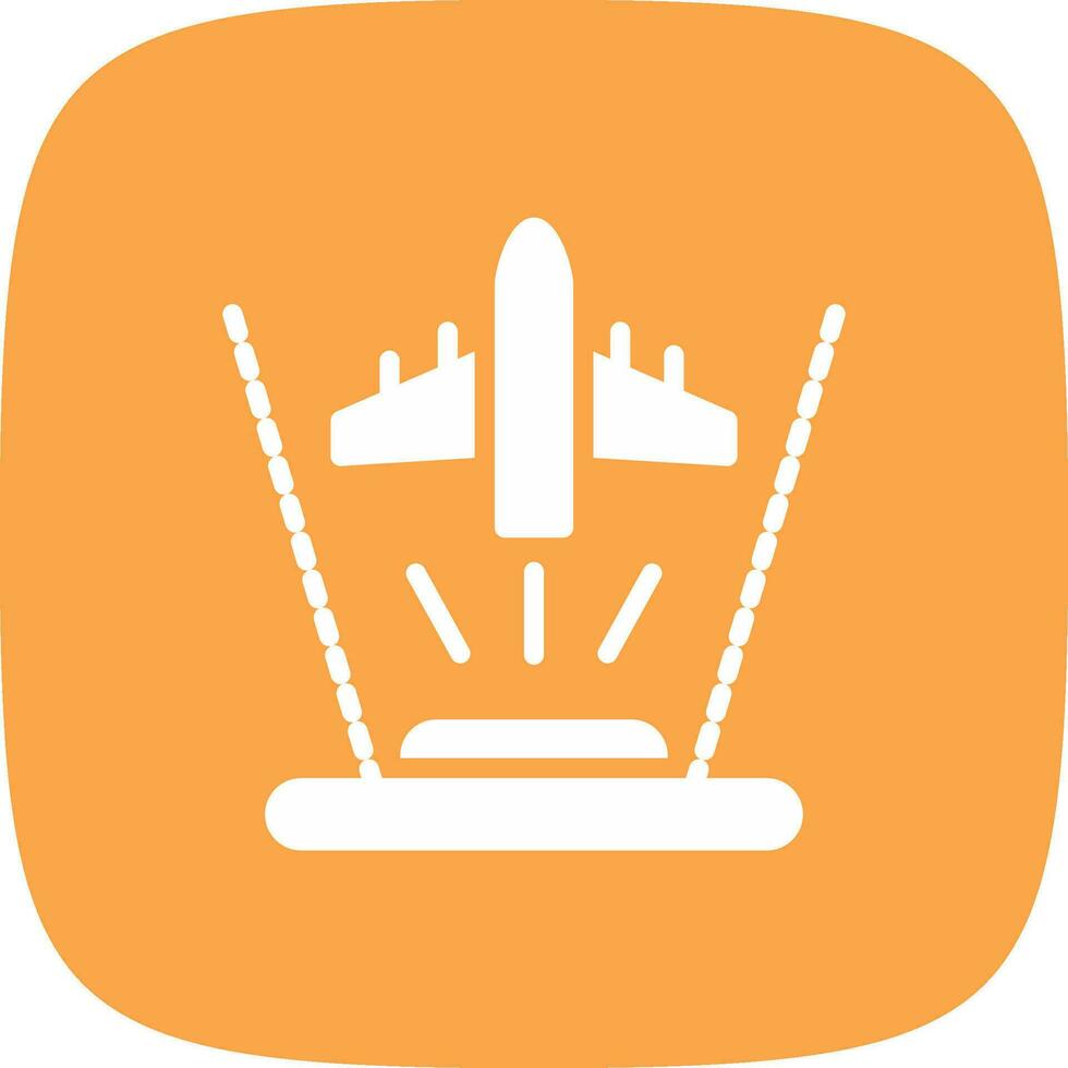 Ar Flight Training Creative Icon Design vector