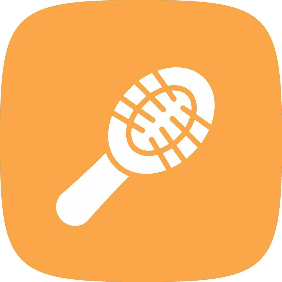 Hairbrush Creative Icon Design vector