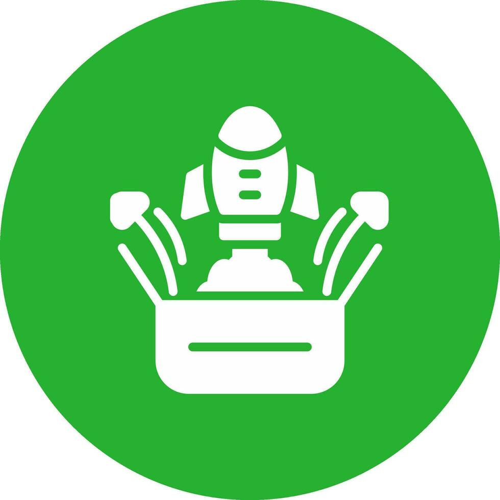 Think Out Of The Box Creative Icon Design vector