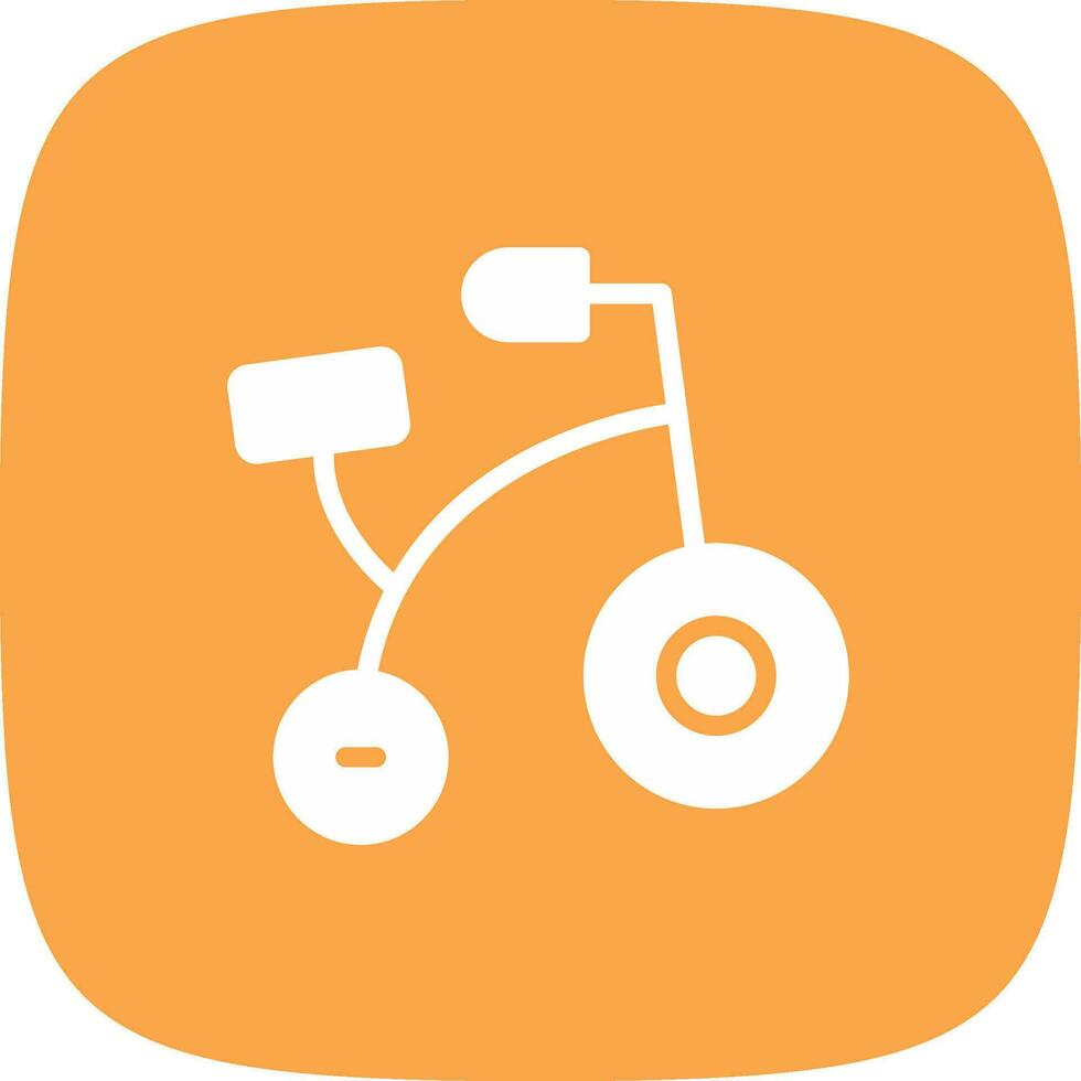 Bike Toy Creative Icon Design vector