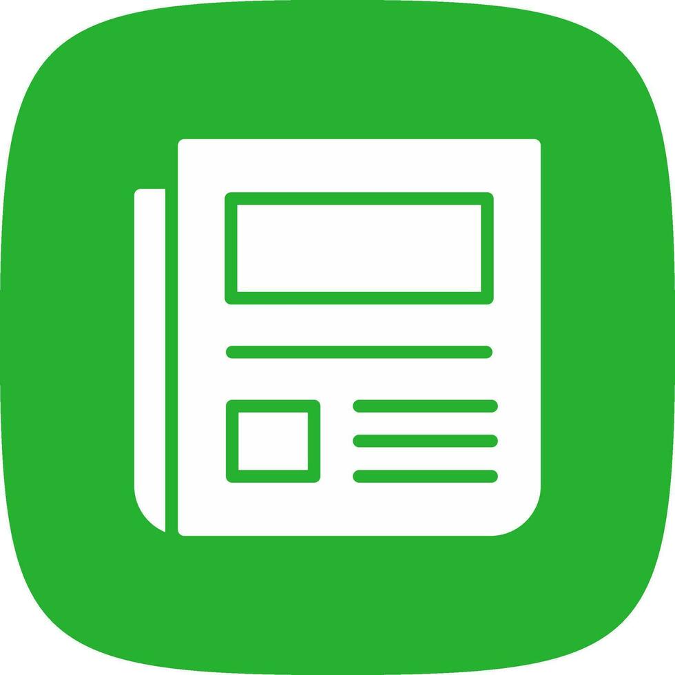 Newspaper Creative Icon Design vector