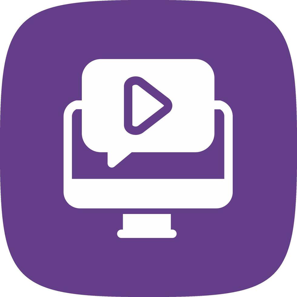 Video Tutorial Creative Icon Design vector