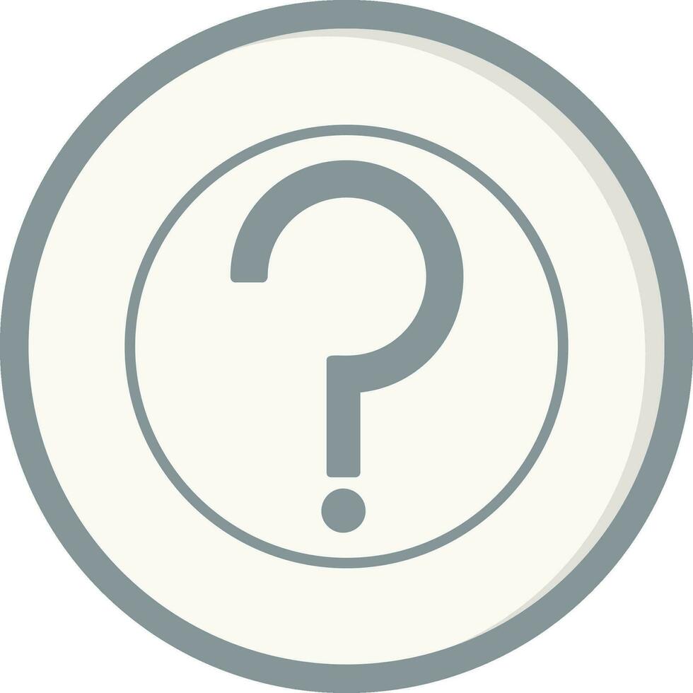Question Mark Vector Icon