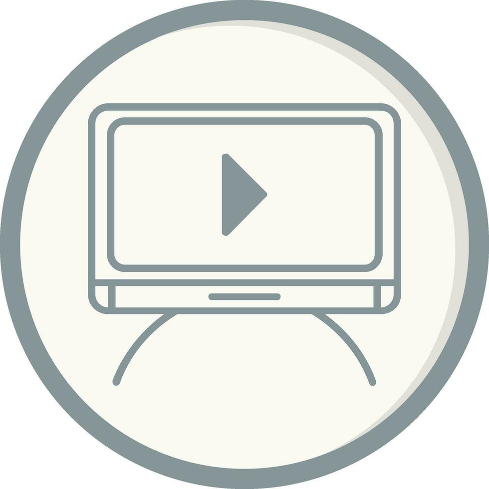 Tv moniter Vector Icon