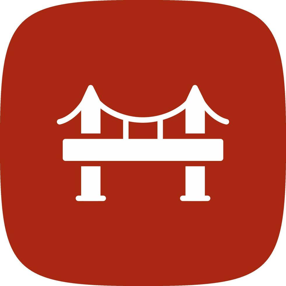 Bridge Creative Icon Design vector