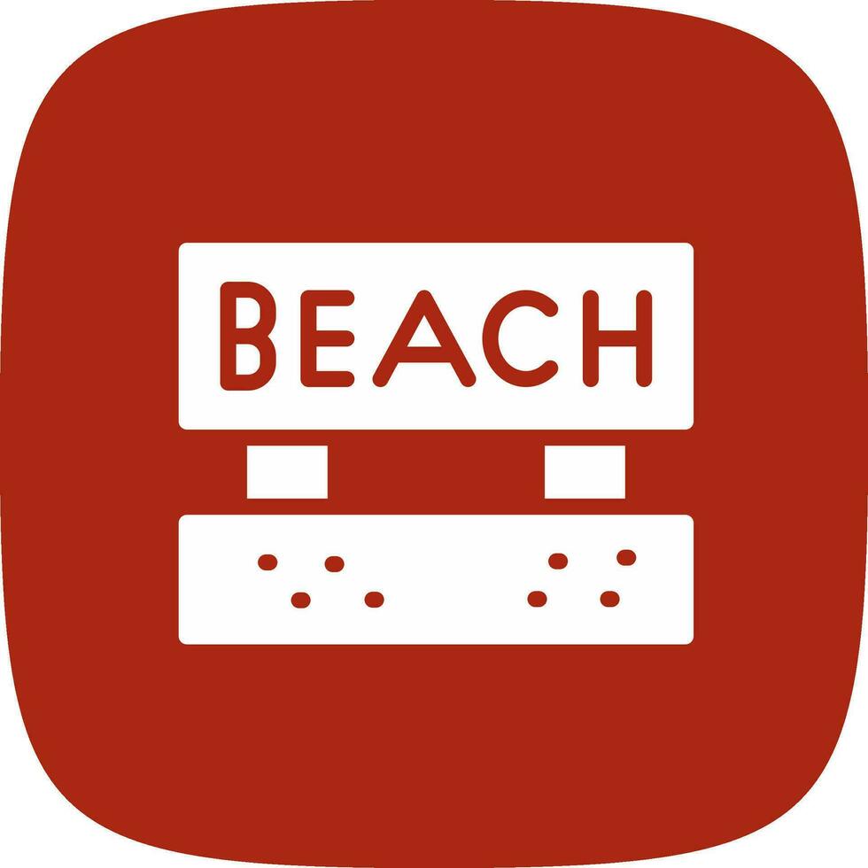 Beach Creative Icon Design vector