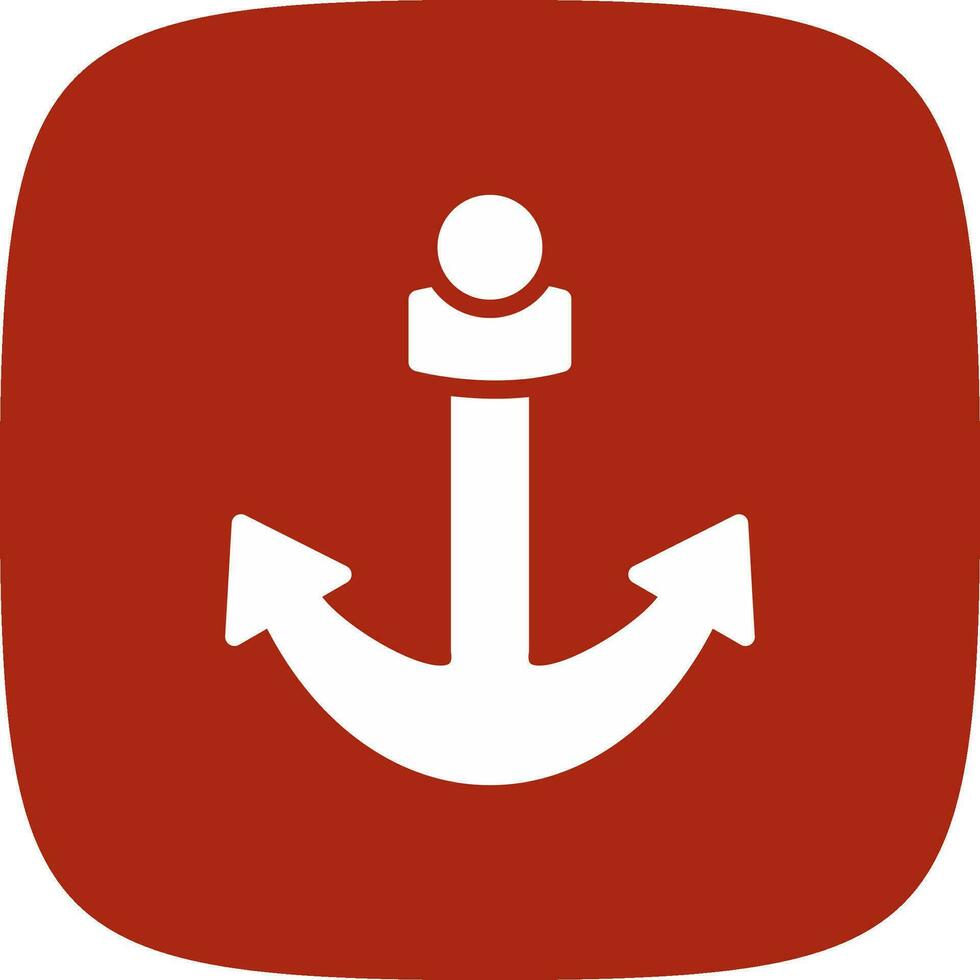 Anchor Creative Icon Design vector