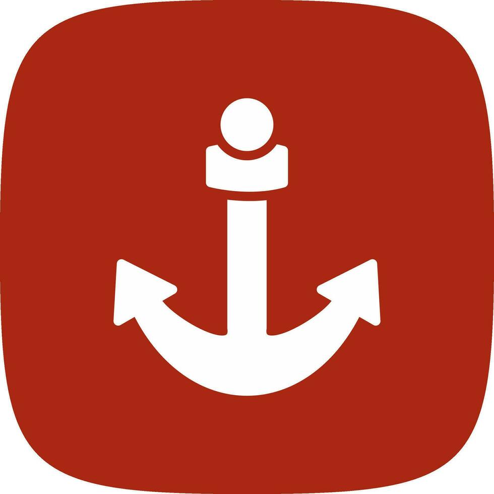 Anchor Creative Icon Design vector