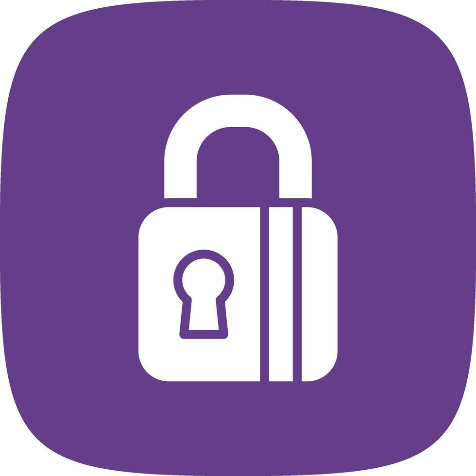 Padlock Creative Icon Design vector