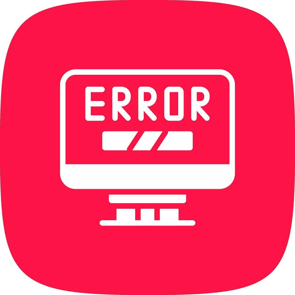 Error Creative Icon Design vector