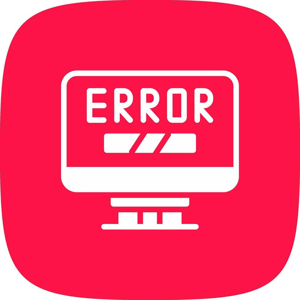 diseño de icono creativo de error vector