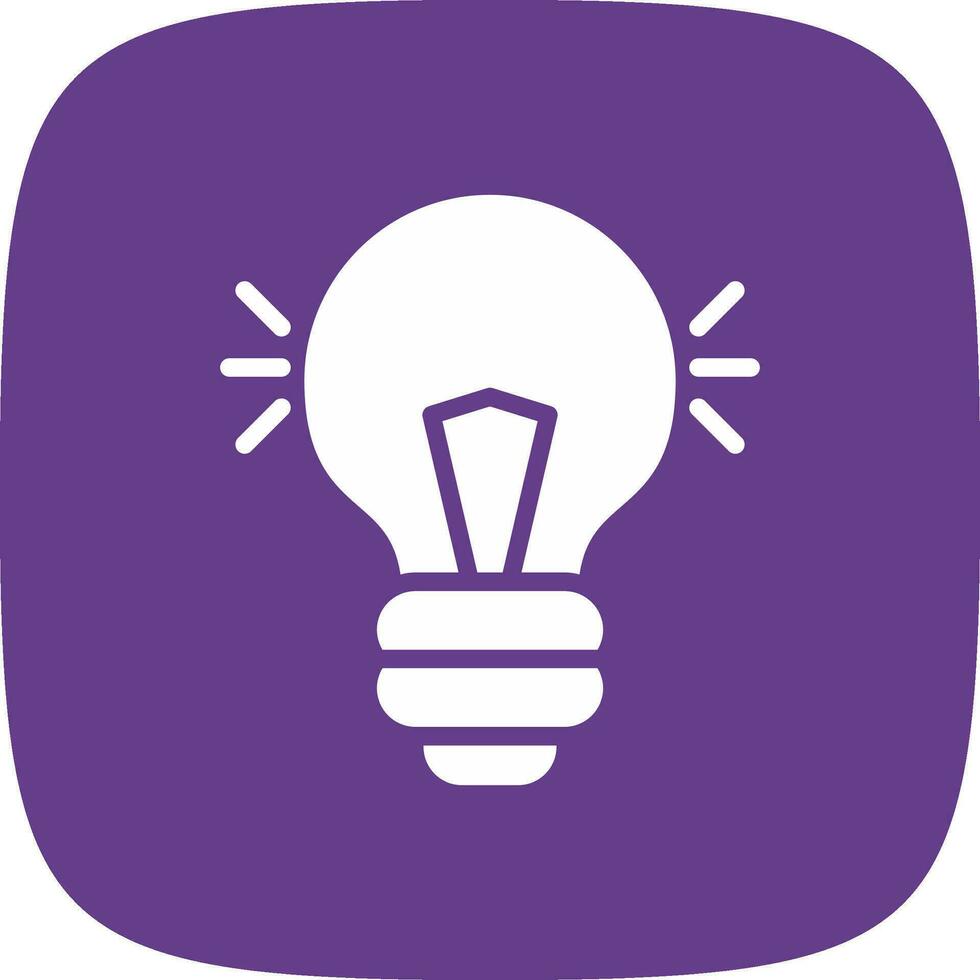 Light Bulb Creative Icon Design vector