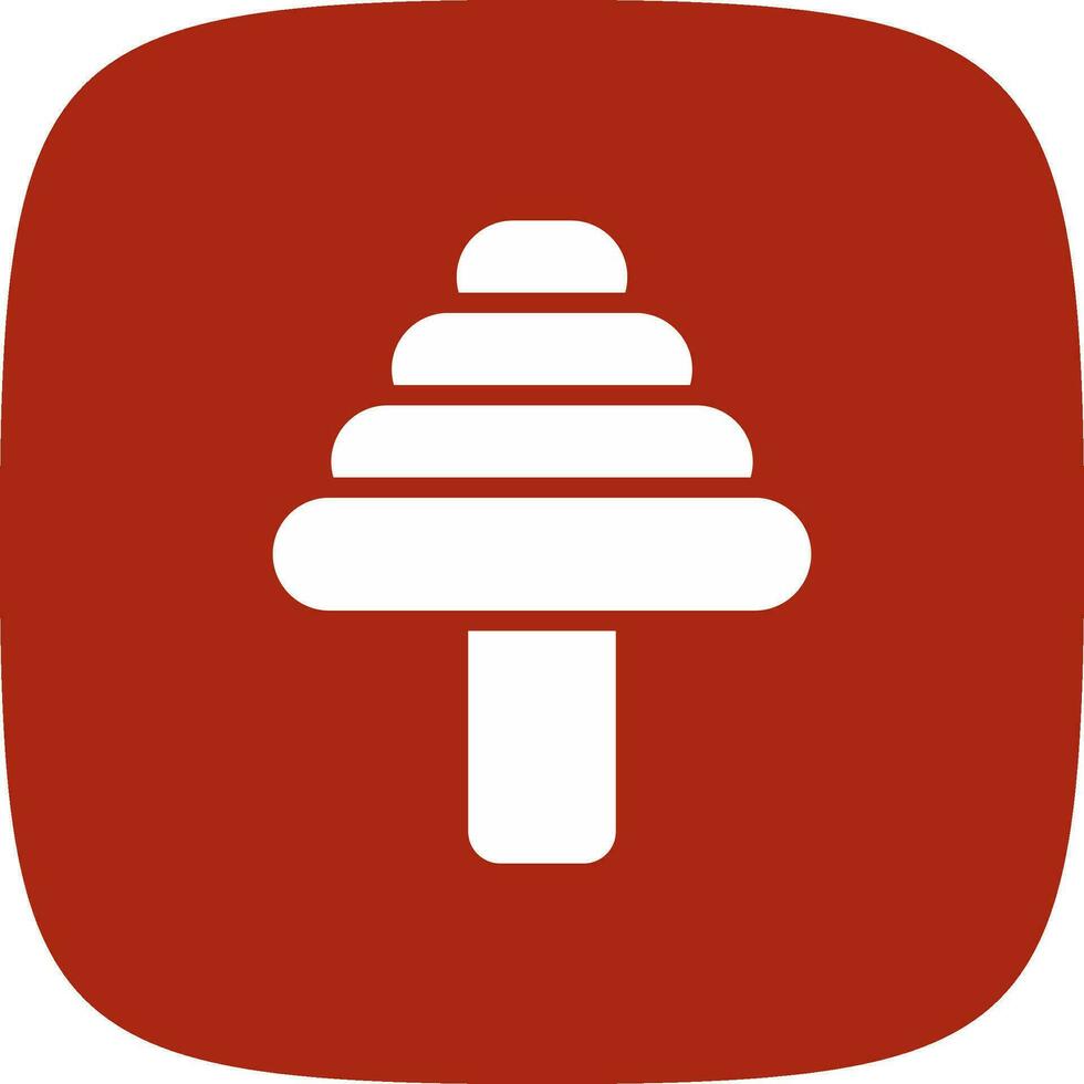 Edge Step Drill Creative Icon Design vector