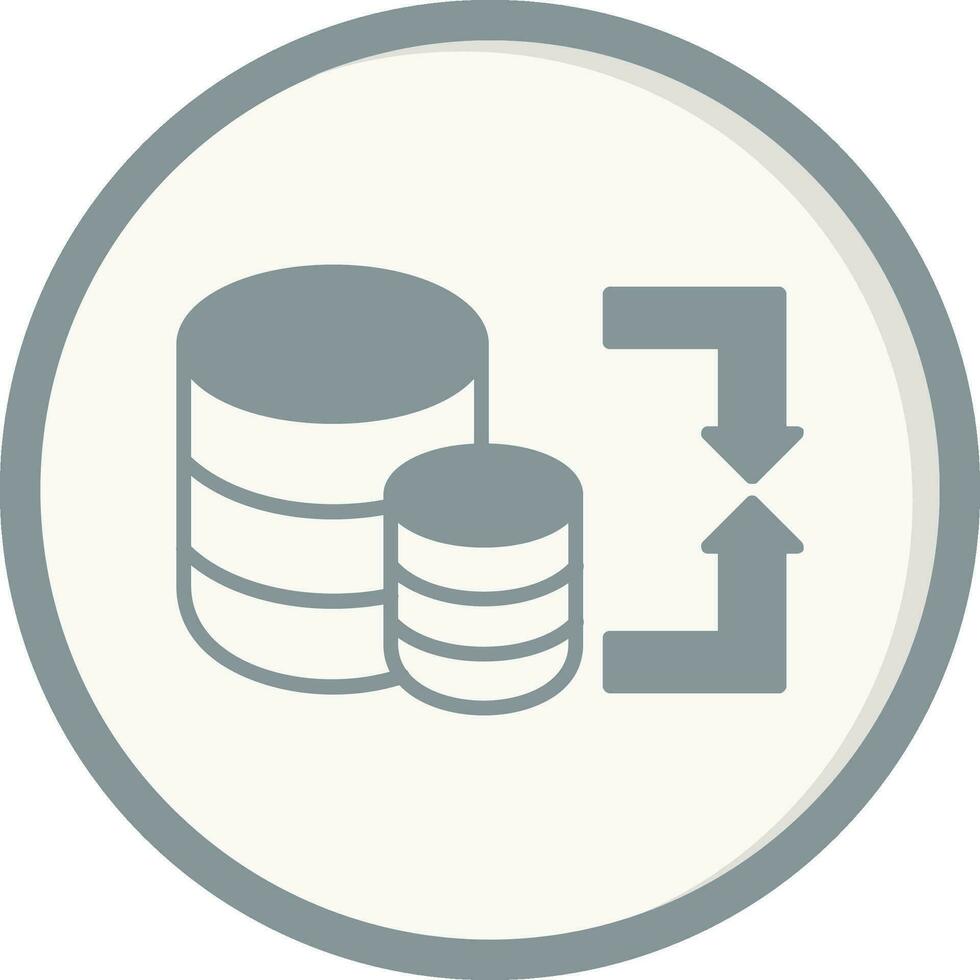 Data Migration Vector Icon