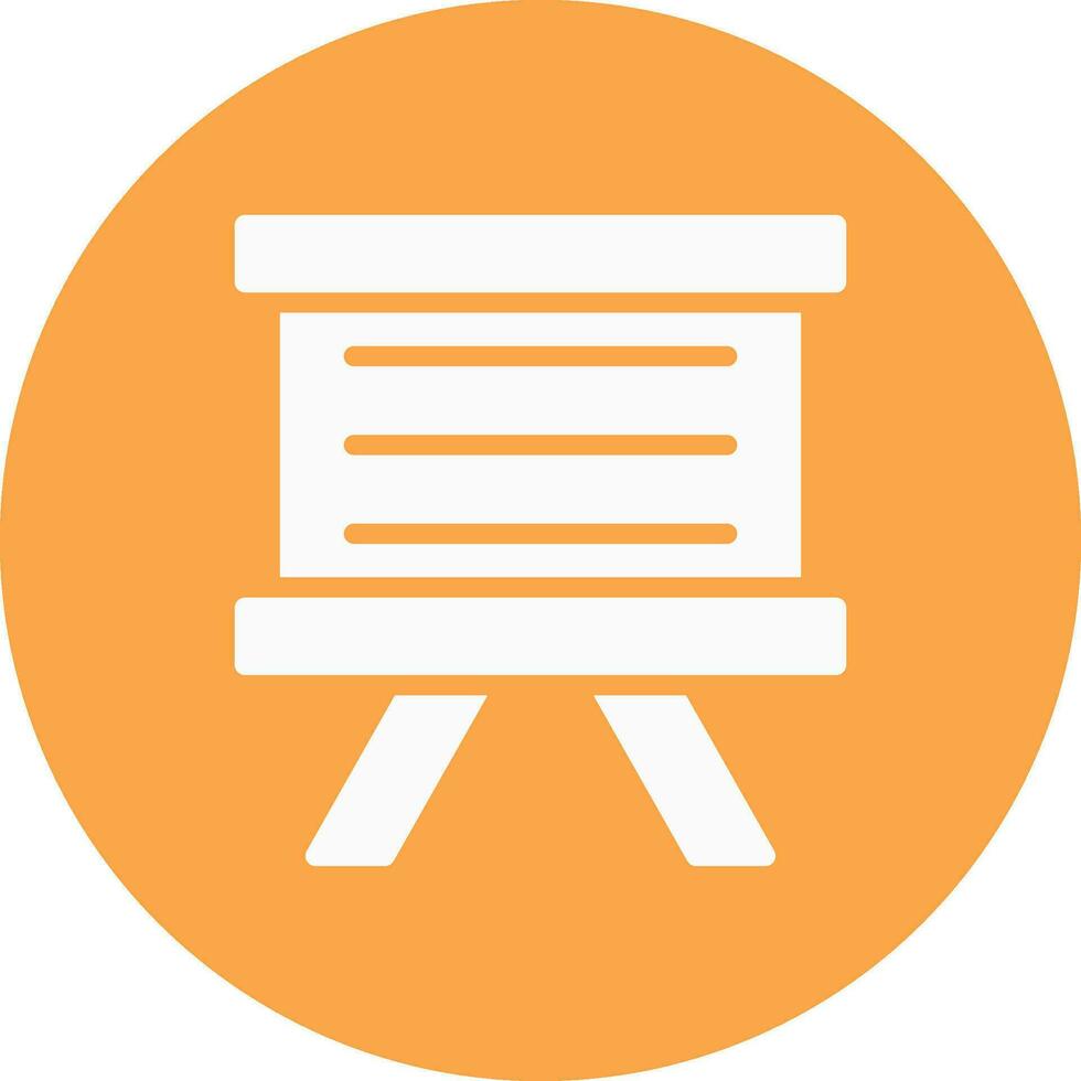 White Board Creative Icon Design vector