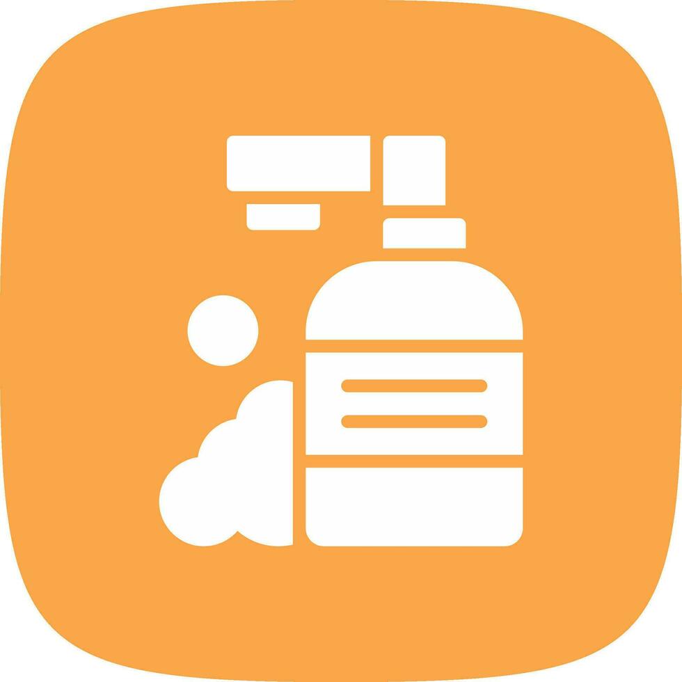 Shampoo Creative Icon Design vector