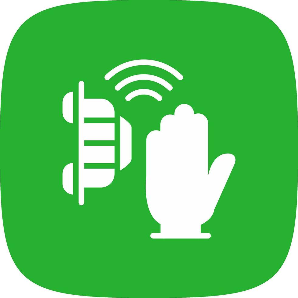 Motion Sensor Creative Icon Design vector