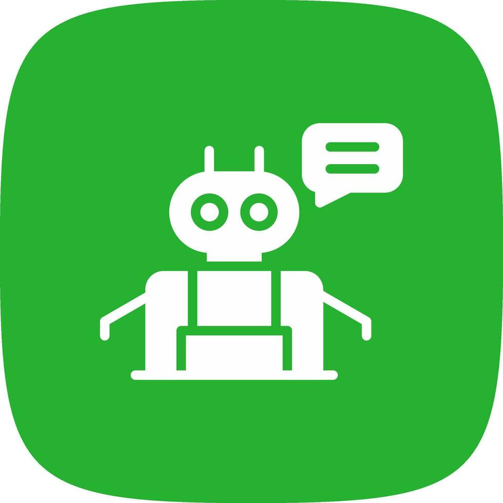 Chatbot Creative Icon Design vector