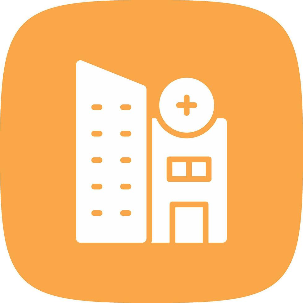 Hospital Property Creative Icon Design vector