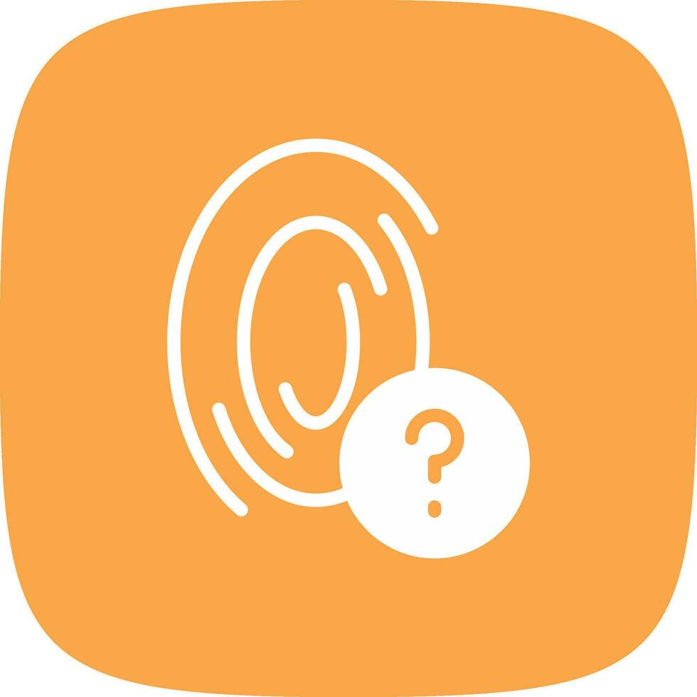 Fingerprint Creative Icon Design vector