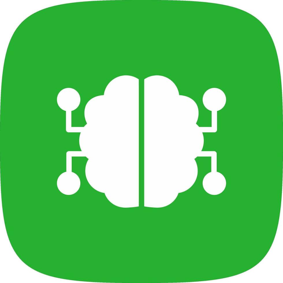 Neurons Circuit Creative Icon Design vector
