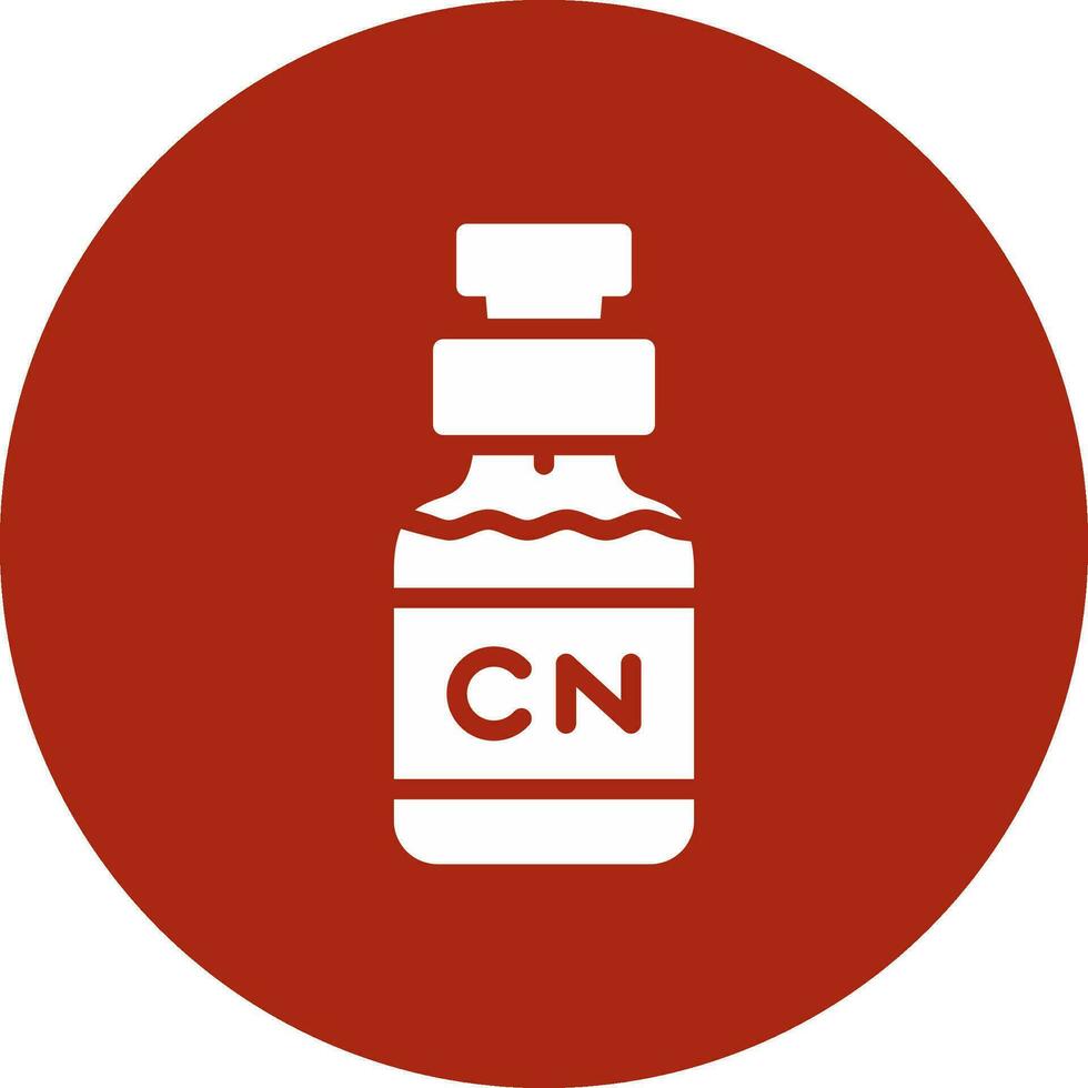 Cyanide Creative Icon Design vector