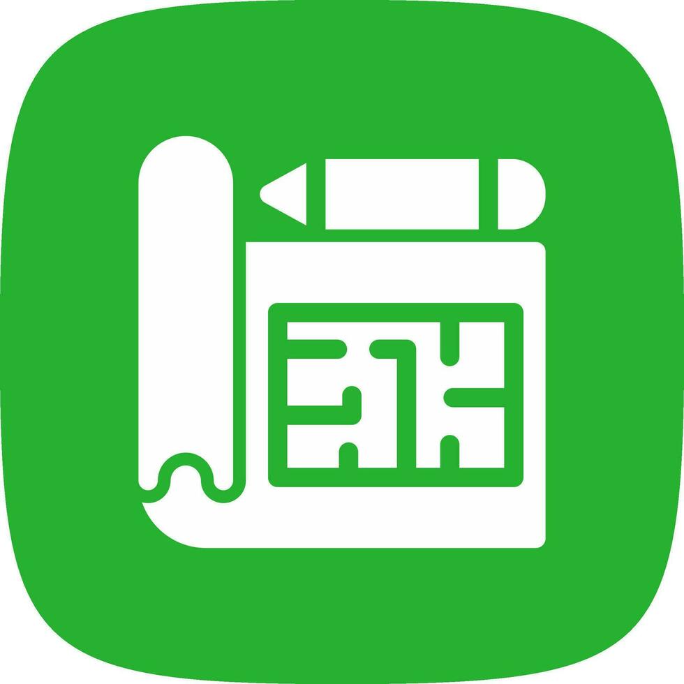 Blueprint Creative Icon Design vector