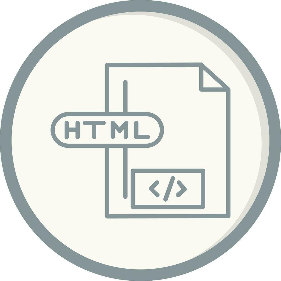 Html File Vector Icon 36844431 Vector Art at Vecteezy