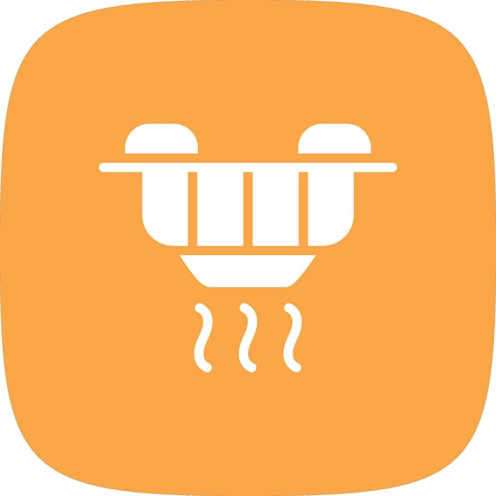 diseño de icono creativo de detector de humo vector