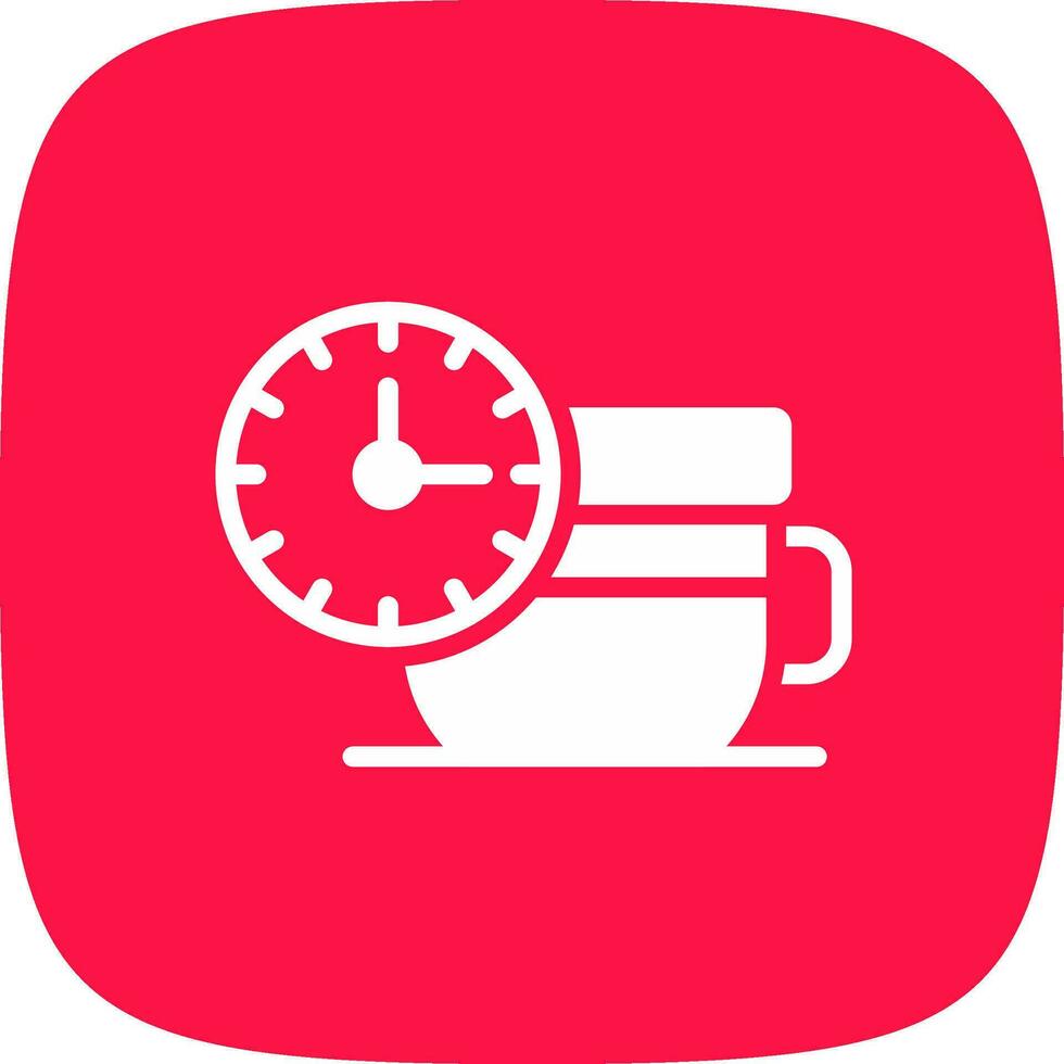 Tea Time Creative Icon Design vector