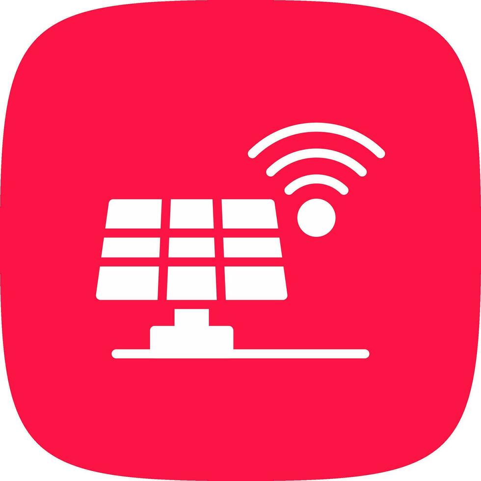 Solar Panel Creative Icon Design vector