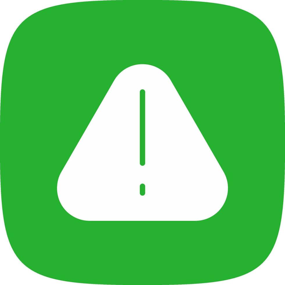 Warning Creative Icon Design vector