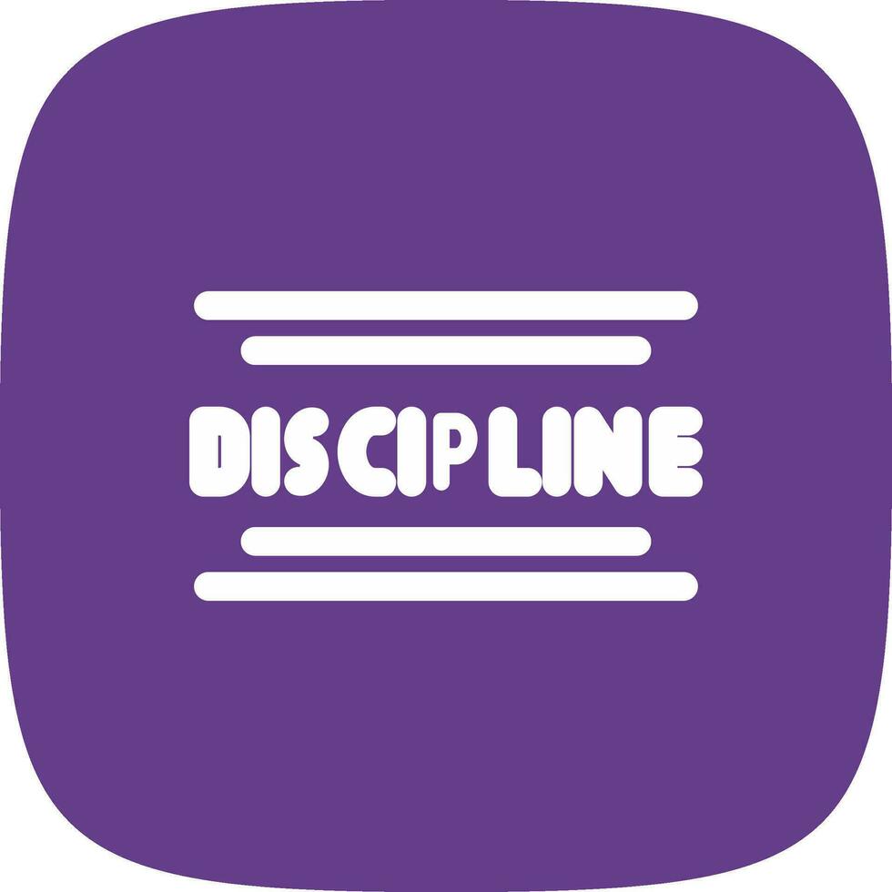 disciplina creativo icono diseño vector