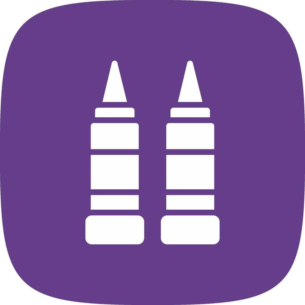 Bullets Creative Icon Design vector