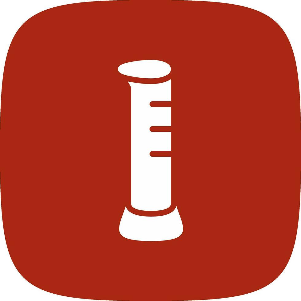 Graduated Cylinder Creative Icon Design vector