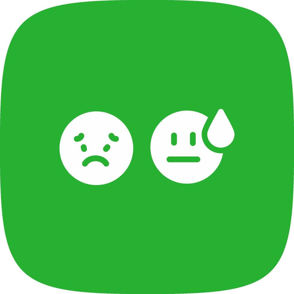 Basic Emotion Creative Icon Design vector
