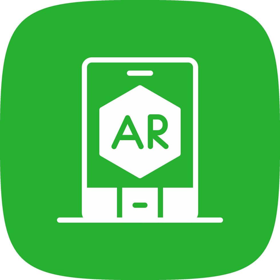 Ar App Creative Icon Design vector